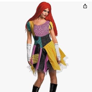 Sally nightmare before Christmas costume. Also included tights.